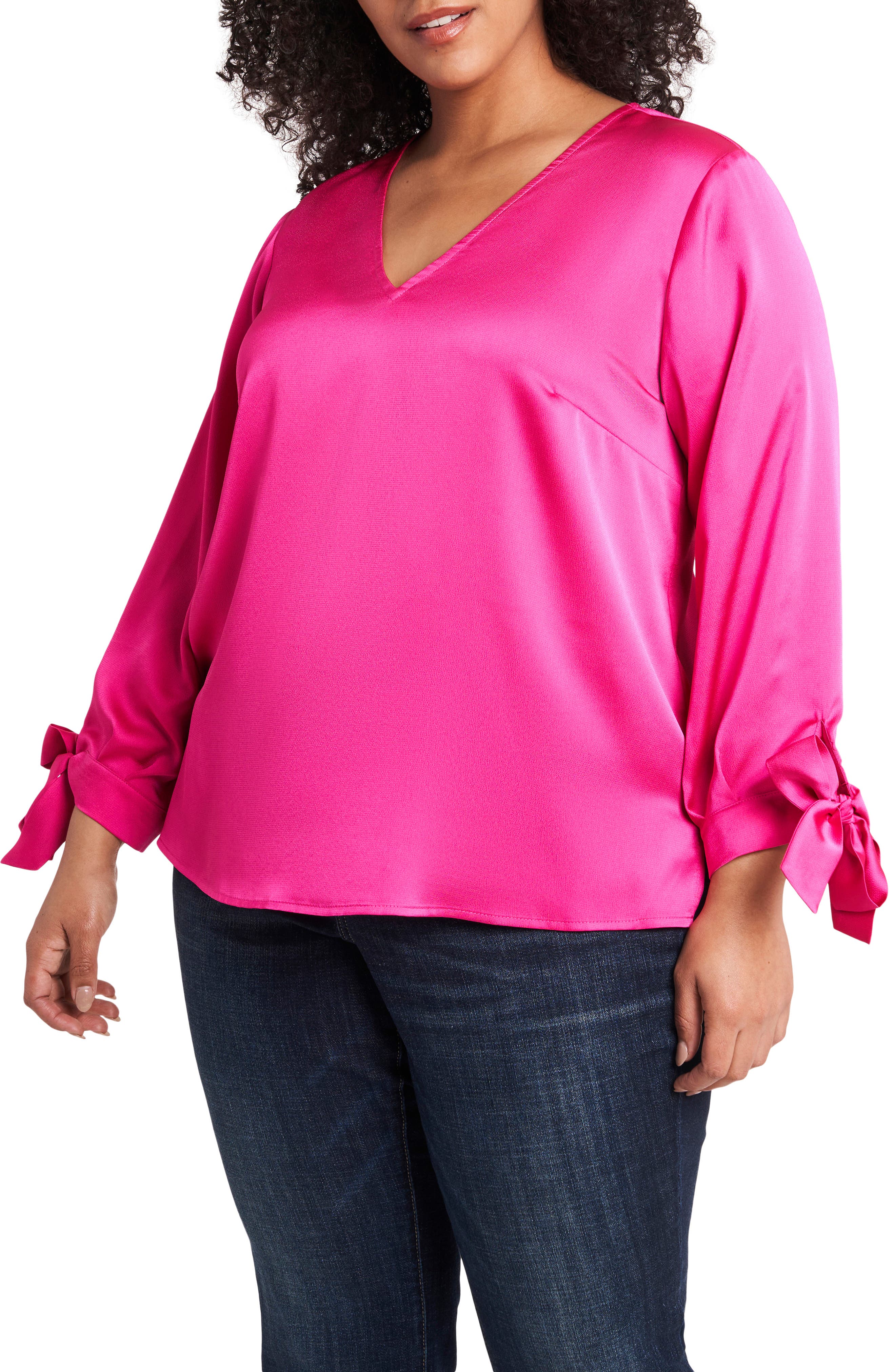 Pink Plus-Size Tops for Women | Nordstrom